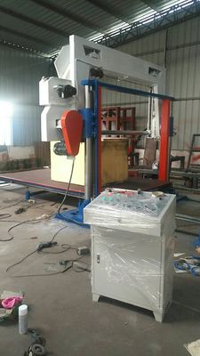 समायोज्य काटने की गति विद्युत के लिए ऊर्ध्वाधर फोम ब्लॉक काटने की मशीन