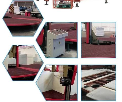 कारुसेल स्प्लिटिंग फोम कटिंग मशीन